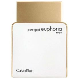 Euphoria Men Pure Gold by Calvin Klein 3.4 Oz Eau de Parfum Spray for Men