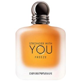 Emporio Armani Stronger With You Freeze by Giorgio Armani 3.4 Oz Eau de Toilette Spray for Men