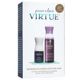 Virtue Nourish & Flourish Two-Piece Haircare Set for Women