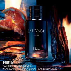 Sauvage Parfum by Dior 3.4 Oz Parfum Spray for Men
