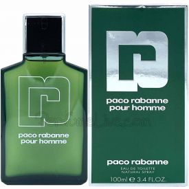 Paco Rabanne Pour Homme by Paco Rabanne 3.4 Oz Eau de Toilette Spray for Men