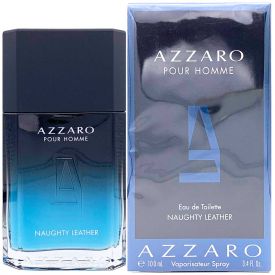 Azzaro Naughty Leather by Azzaro 3.4 Oz Eau de Toilette Spray for Men