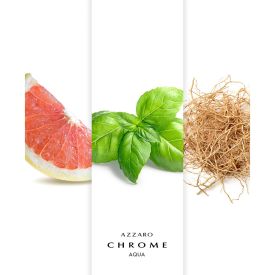 Chrome Aqua by Azzaro 3.4 Oz Eau de Toilette Spray for Men