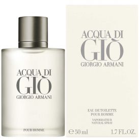 Acqua Di Gio Pour Homme Eau de Toilette by Giorgio Armani 1.7 Oz Spray for Men