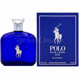 Polo Blue Eau de Toilette by Ralph Lauren 4.2 Oz Spray for Men