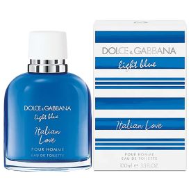 Light Blue Italian Love Pour Homme by Dolce&Gabbana 3.4 Oz Eau de Toilette Spray for Men