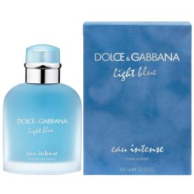 Light Blue Pour Homme Eau Intense by Dolce&Gabbana 3.4 Oz Eau de Parfum Spray for Men