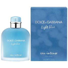 Light Blue Pour Homme Eau Intense by Dolce&Gabbana 6.7 Oz Eau de Parfum Spray for Men