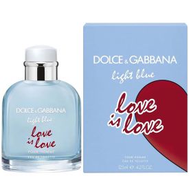 Light Blue Love is Love Pour Homme by Dolce&Gabbana 4.2 Oz Eau de Toilette Spray for Men
