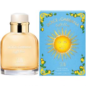 Light Blue Sun Pour Homme by Dolce&Gabbana 2.5 Oz Eau de Toilette Spray for Men