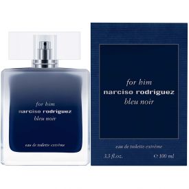 Bleu Noir Extreme for Him by Narciso Rodriguez 3.4 Oz Eau de Toilette Spray for Men