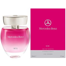 Mercedes-Benz Rose by Mercedes-Benz 3 Oz Eau de Toilette Spray for Women