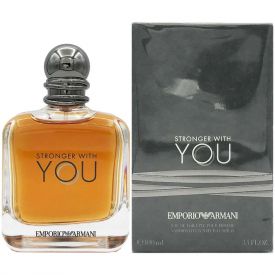 Emporio Armani Stronger With You by Giorgio Armani 3.4 Oz Eau de Toilette Spray for Men