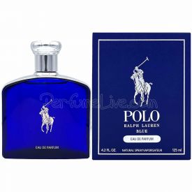 Polo Blue Eau de Parfum by Ralph Lauren 4.2 Oz Spray for Men