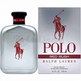 Polo Red Rush by Ralph Lauren 4.2 Oz Eau de Toilette Spray for Men
