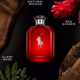 Polo Red Eau de Parfum by Ralph Lauren 4.2 Oz Spray for Men