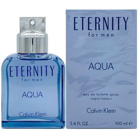 Eternity Aqua Men by Calvin Klein 3.4 Oz Eau de Toilette Spray for Men