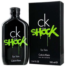 CK One Shock For Him by Calvin Klein 3.4 Oz Eau de Toilette Spray for Men
