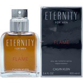 Eternity Flame Pour Homme by Calvin Klein 3.4 Oz Eau de Toilette Spray for Men
