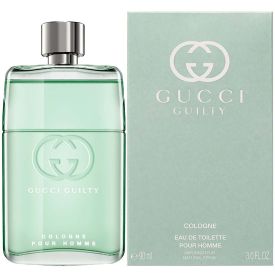 Guilty Cologne Pour Homme by Gucci 3 Oz Eau de Toilette Spray for Men