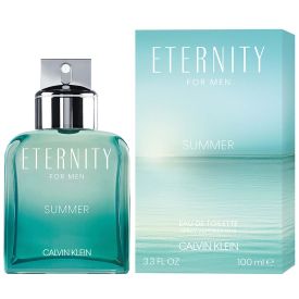 Eternity Summer Men 2020 by Calvin Klein 3.4 Oz Eau de Toilette Spray for Men