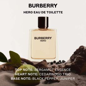 Hero Eau de Toilette by Burberry 3.3 Oz Spray for Men