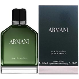 Armani Eau De Cedre Pour Homme by Giorgio Armani 3.4 Oz Eau de Toilette Spray for Men