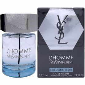 L'Homme Cologne Bleue by Yves Saint Laurent 3.4 Oz Eau de Toilette Spray for Men