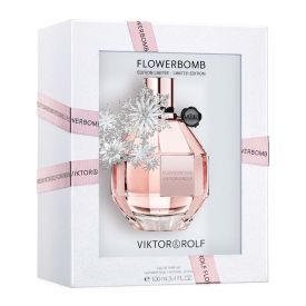 Flowerbomb Snowflakes Holiday Limited Edition by Viktor & Rolf 3.4 Oz Eau de Parfum Spray for Women