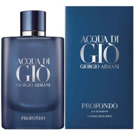 Acqua Di Gio Profondo by Giorgio Armani 4.2 Oz Eau de Parfum Spray for Men