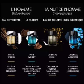 La Nuit de L'Homme Bleu Electrique by Yves Saint Laurent 3.4 Oz Eau de Toilette Spray for Men