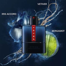 Luna Rossa Ocean Eau de Toilette by Prada 3.4 Oz Spray for Men