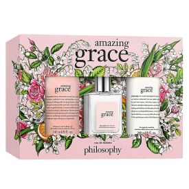 Amazing Grace 3-Pc Fragrance Set by Philosophy 3 Pieces Set for Women 