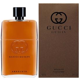 Guilty Absolute Pour Homme by Gucci 3 Oz Eau de Parfum Spray for Men