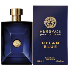 Dylan Blue Pour Homme by Versace 6.7 Oz Eau de Toilette Spray for Men