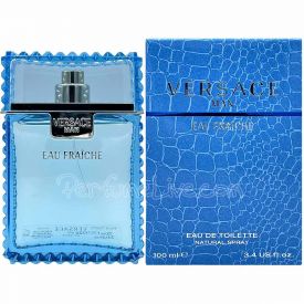 Versace Man Eau Fraiche by Versace 3.4 Oz Eau de Toilette Spray for Men