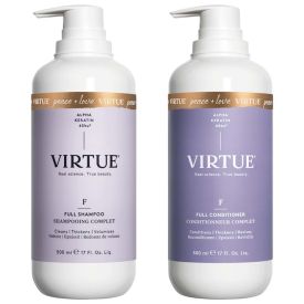 Virtue Full Professional Shampoo and Conditioner Jumbo Duo Set 2 X 17 Oz for Women