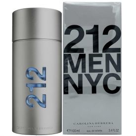 212 MEN NYC by Carolina Herrera 3.4 Oz Eau de Toilette Spray for Men