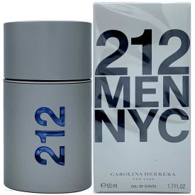 212 MEN NYC by Carolina Herrera 1.7 Oz Eau de Toilette Spray for Men