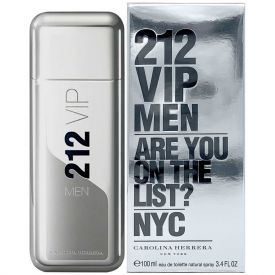 212 VIP by Carolina Herrera 3.4 Oz Eau de Toilette Spray for Men