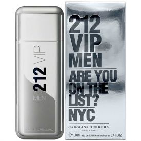 212 VIP MEN by Carolina Herrera 3.4 Oz Eau de Toilette Spray for Men