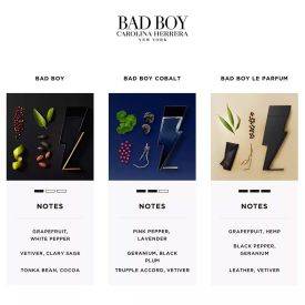 Bad Boy La Parfum by Carolina Herrera 3.4 Oz Eau de Parfum Spray for Men
