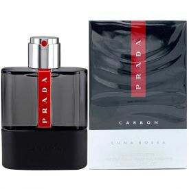 Luna Rossa Carbon by Prada 3.4 Oz Eau de Toilette Spray for Men
